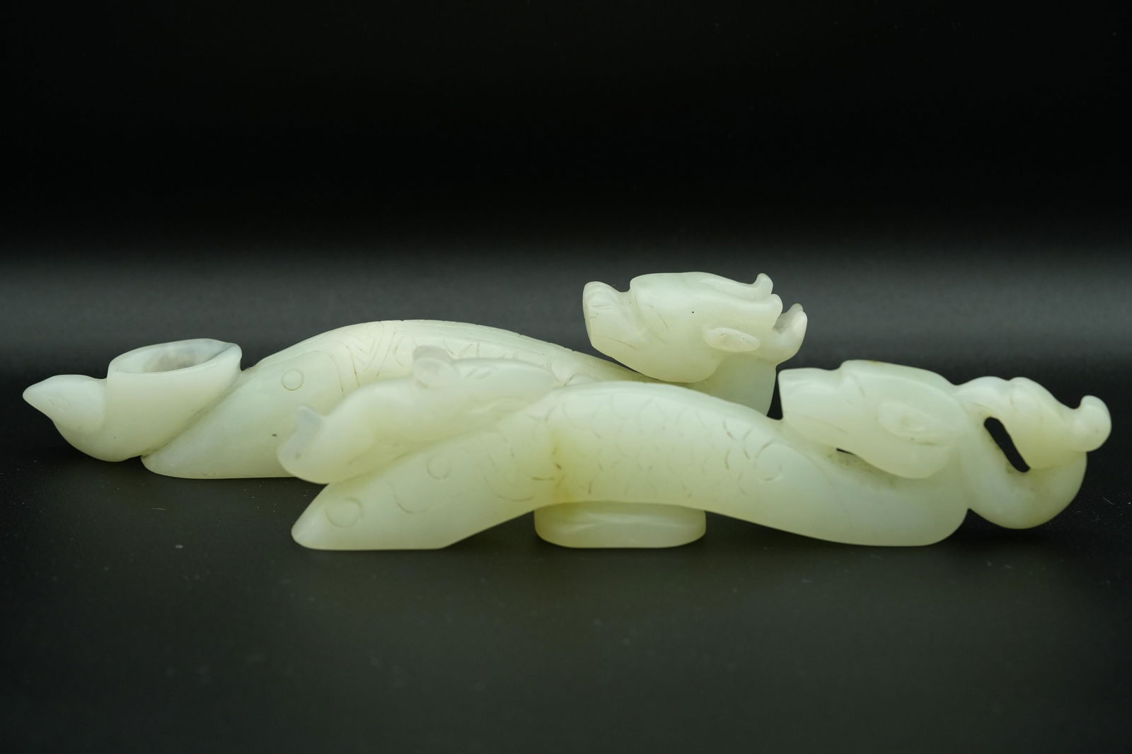 2 pcs Chinese jade hook (1 of 7)