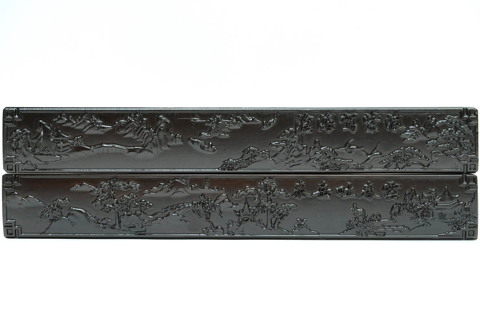 2 pcs Chinese wooden weights (1 of 7)