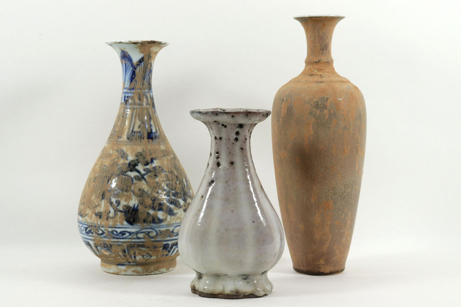 3 pcs Chinese vase (1 of 9)