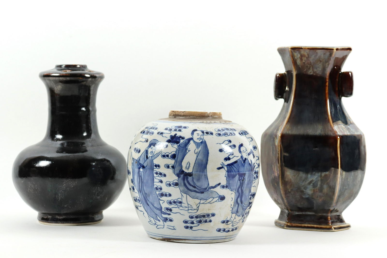 3 pcs Chinese vase (1 of 9)