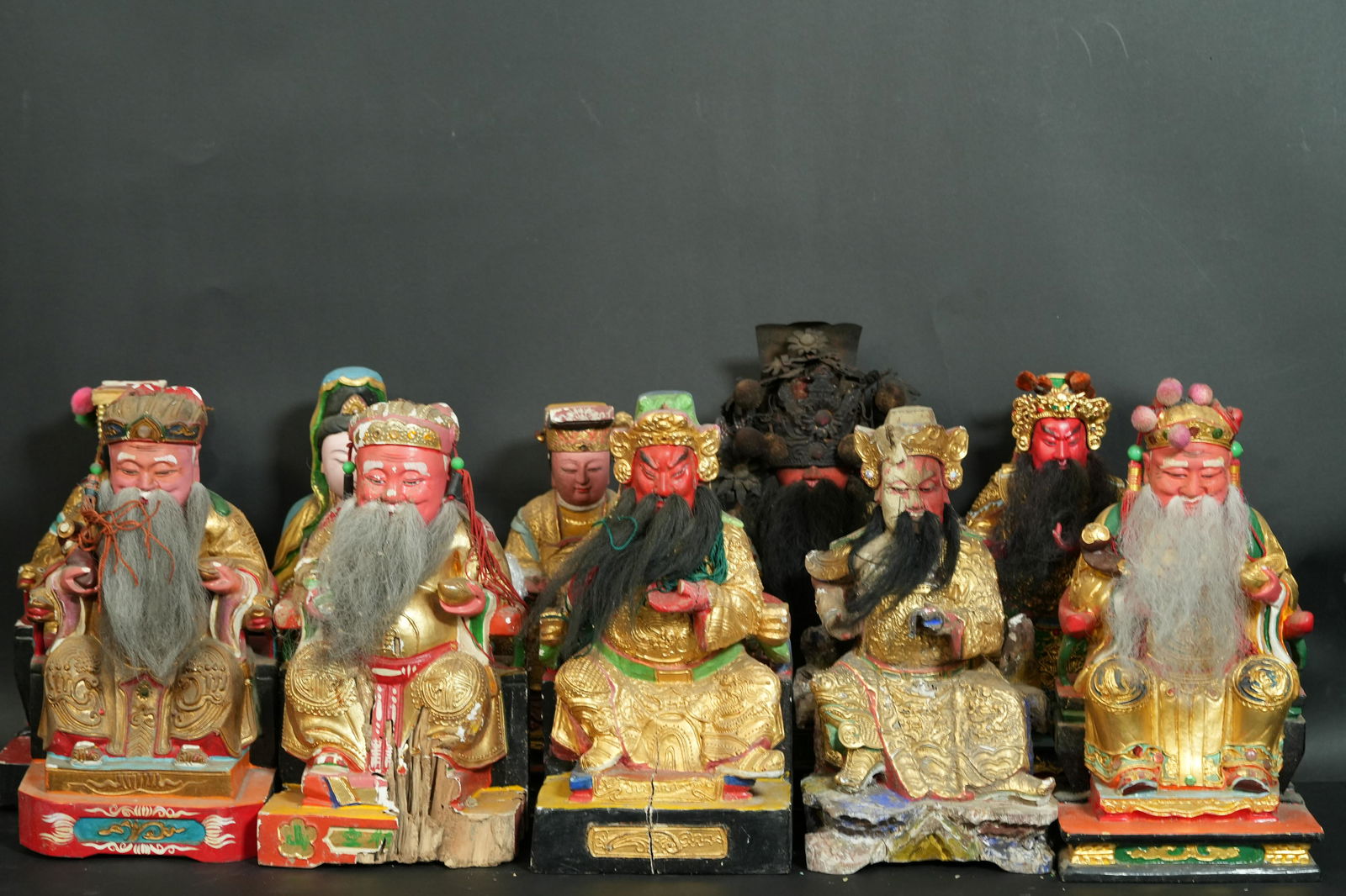 10 pcs Chinese camphor wood statues (1 of 7)