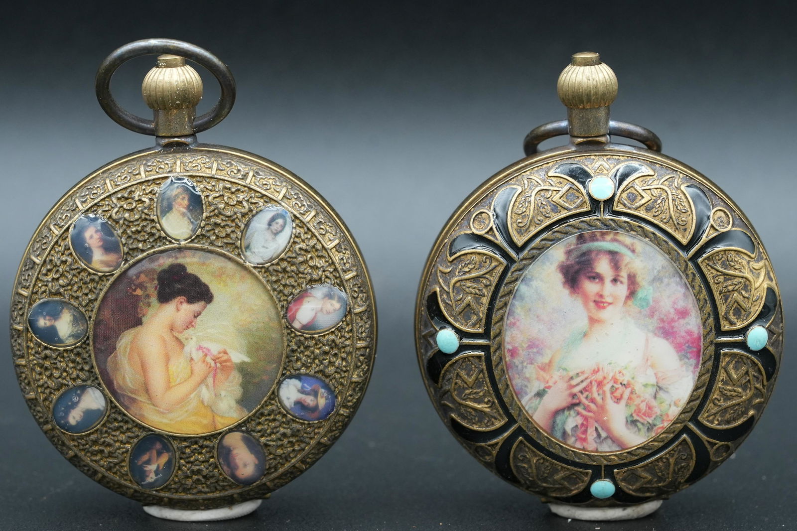 2 pcs european pocket watch (1 of 6)
