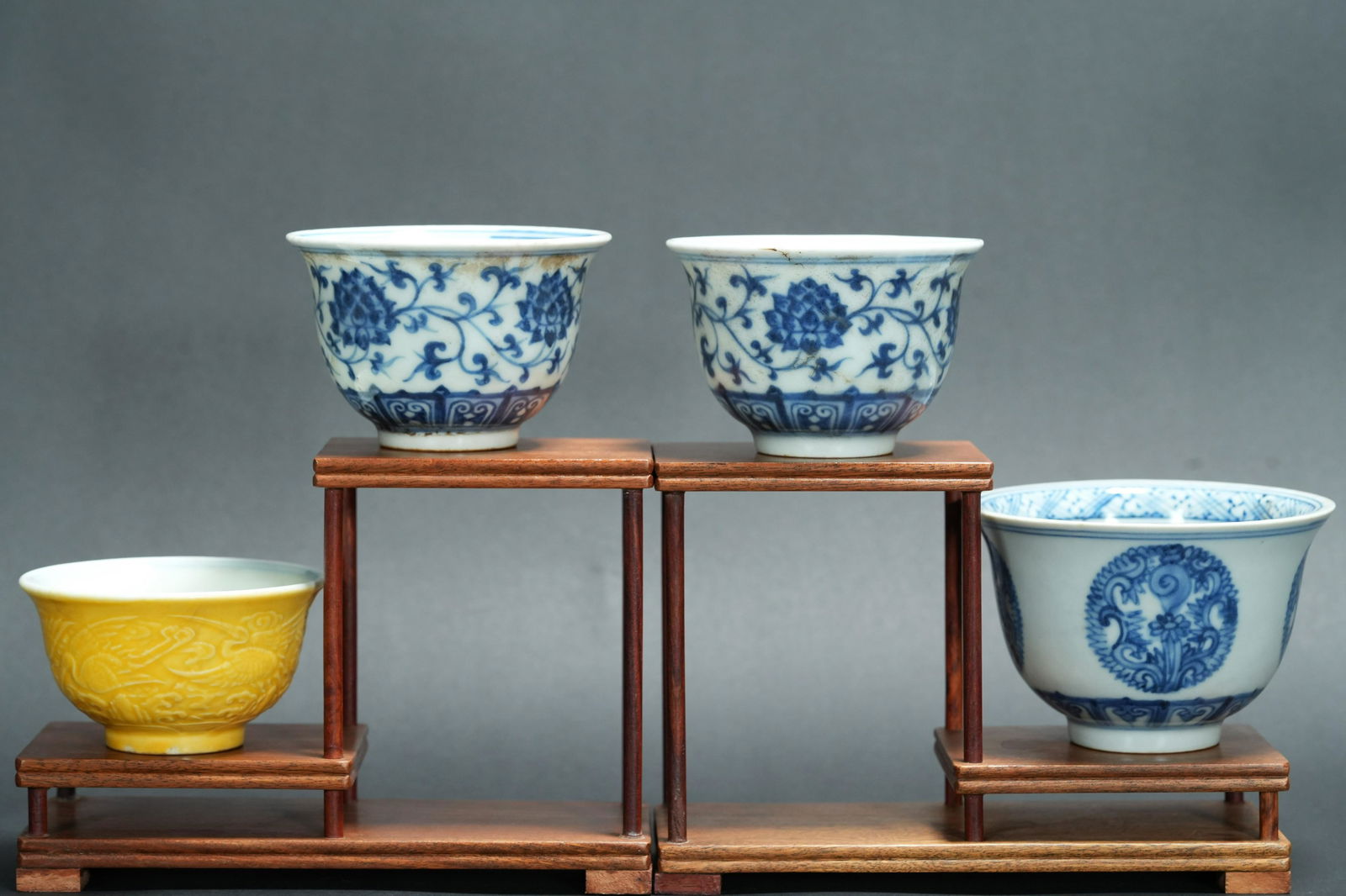 4 pcs Chinese fine cups (1 of 6)