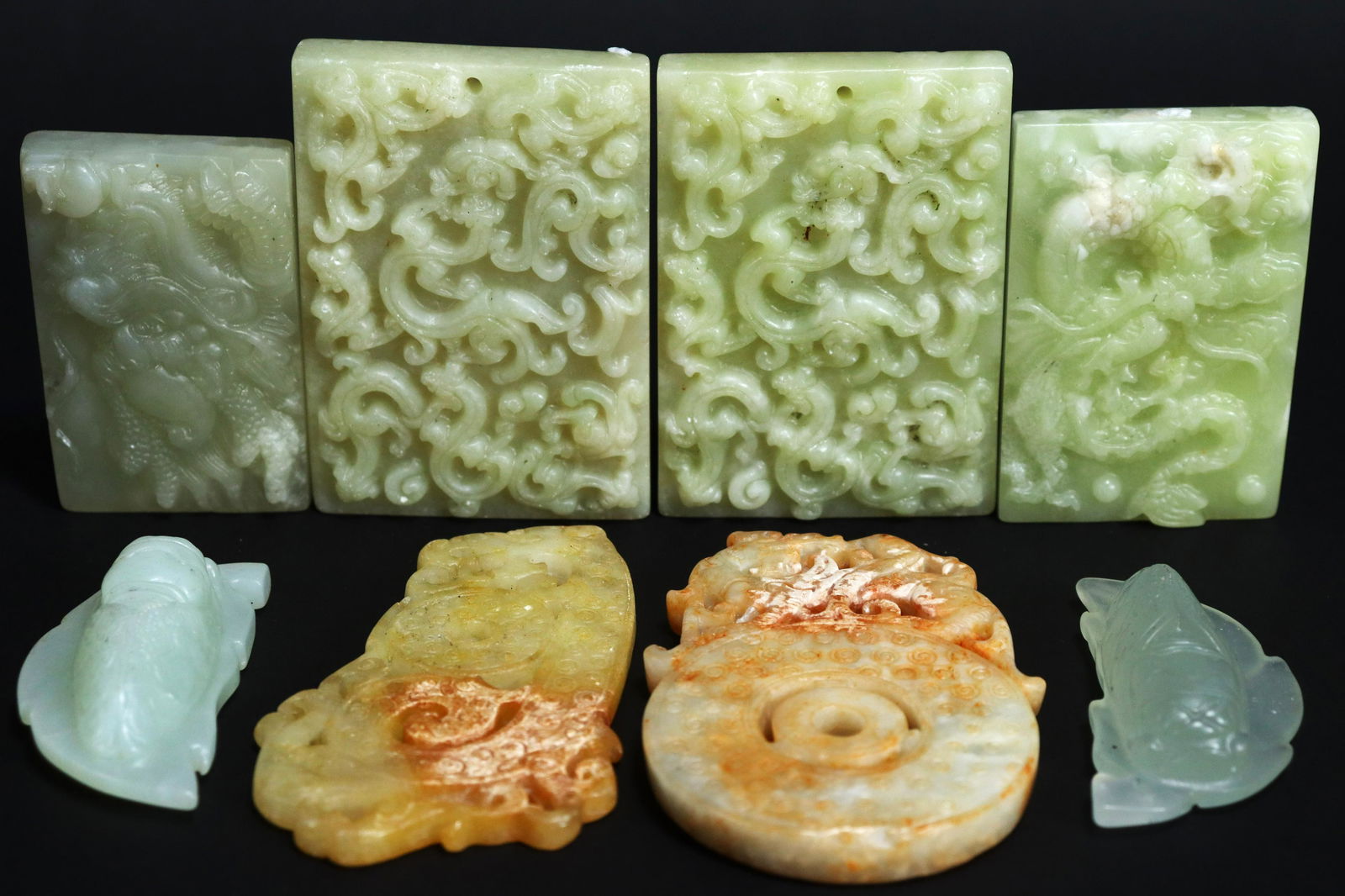 8 pcs Chinese jade items (1 of 6)