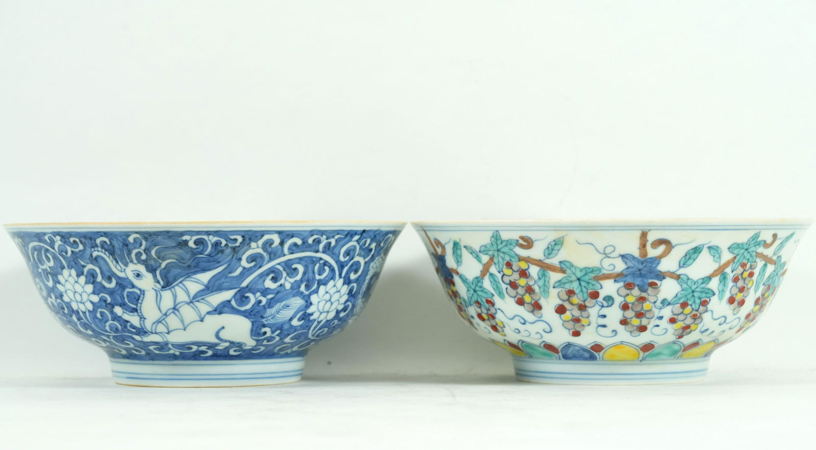 2 pcs Chinese large bowls (1 of 6)