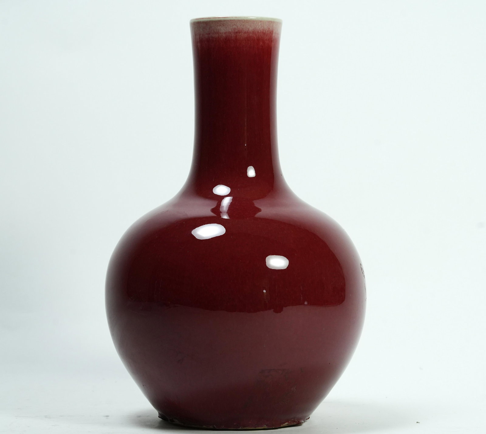Chinese red glaze vase (1 of 6)