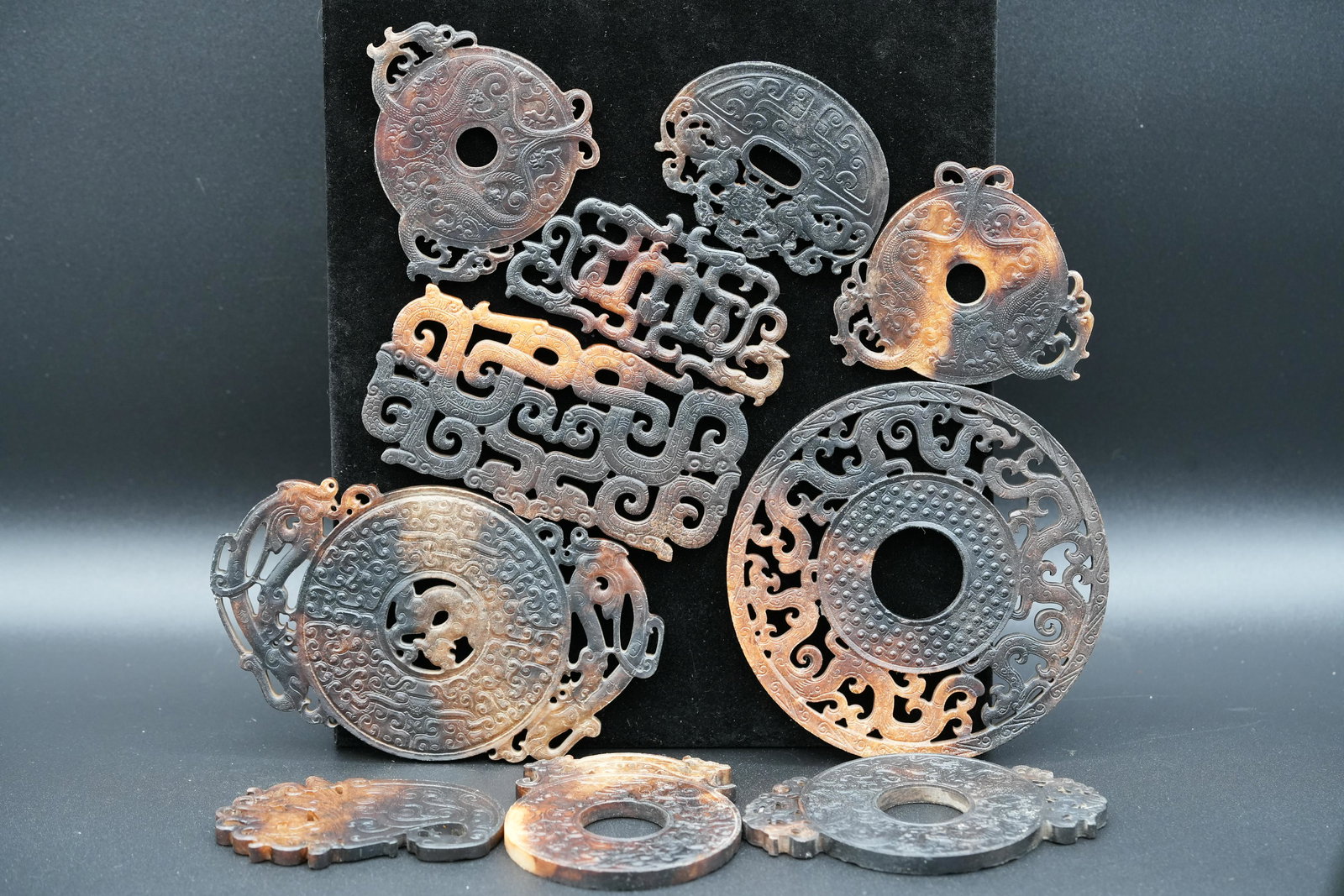 10 pcs Chinese stone items (1 of 6)