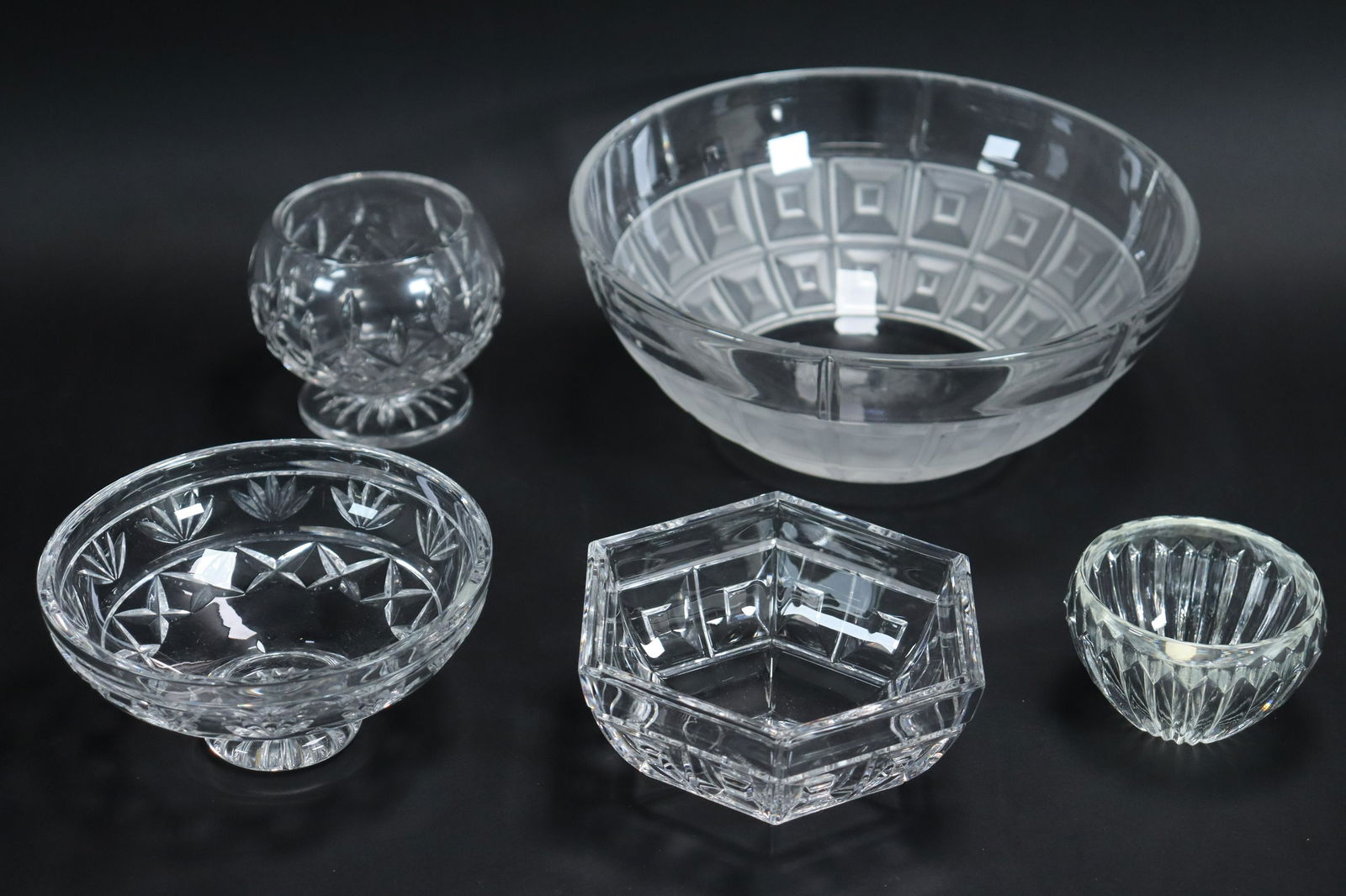 5 pcs Rosenthal crystals (1 of 8)