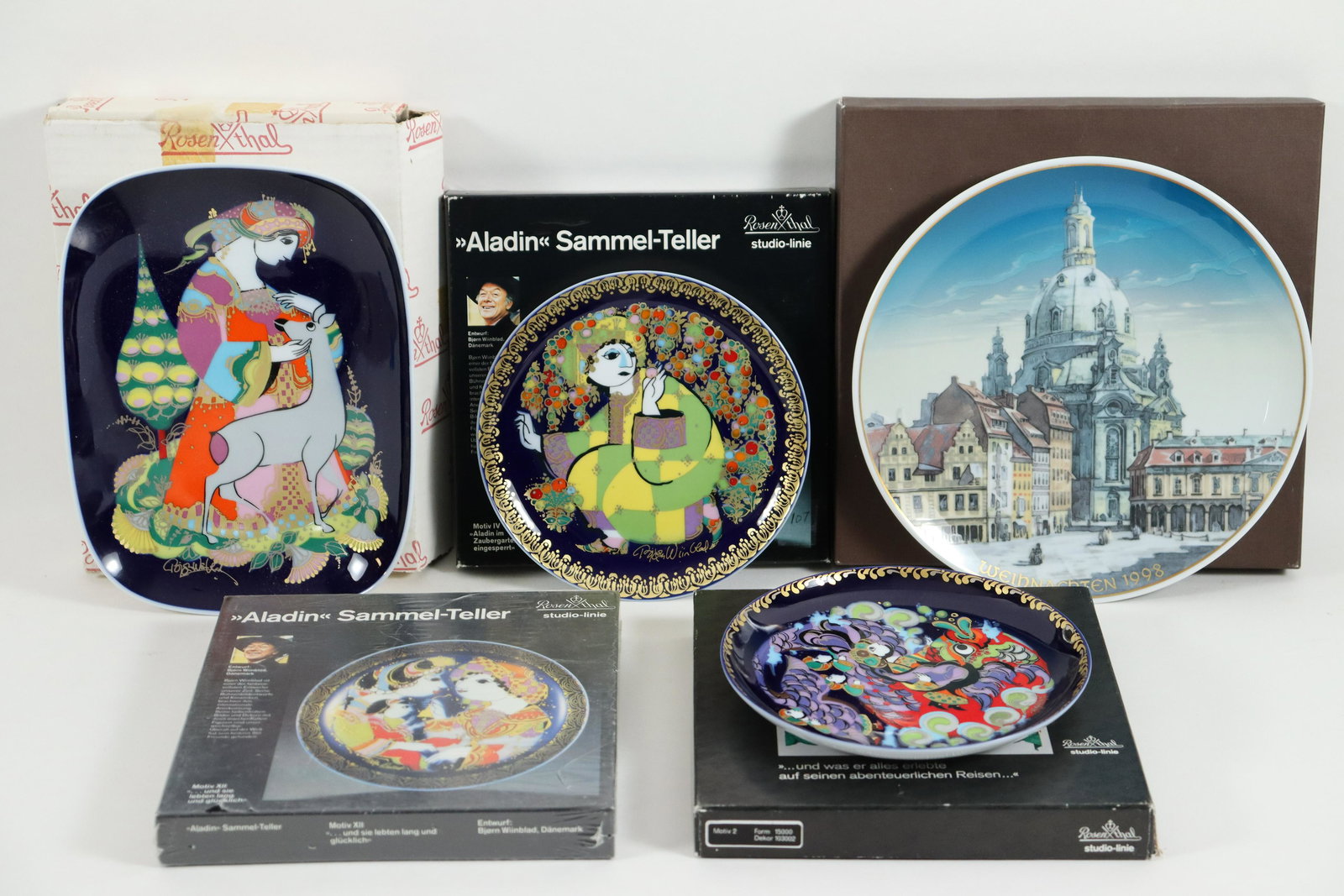 5 pcs Rosenthal fine plates (1 of 12)