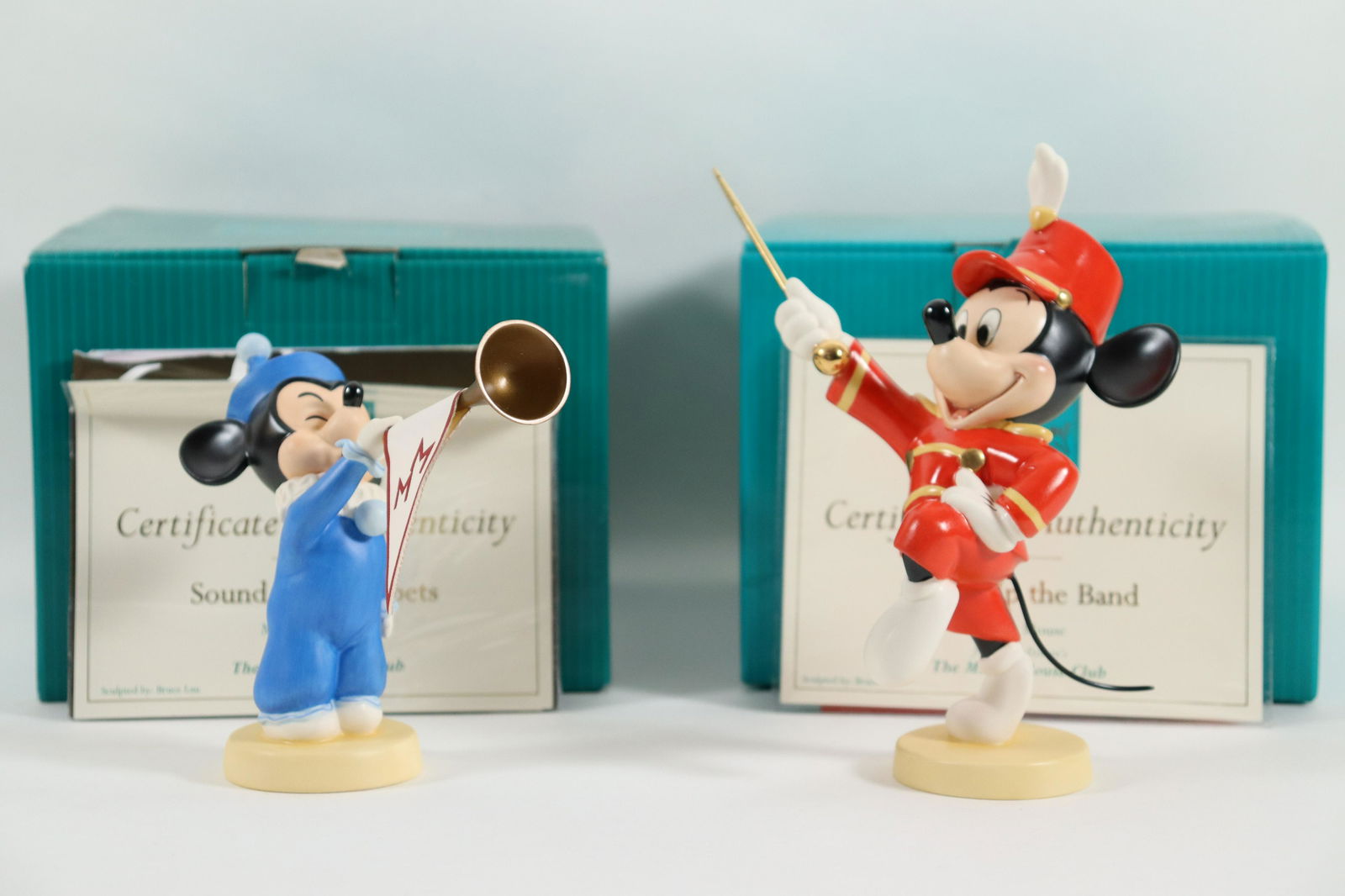 2 pcs Mickey fine figurine (1 of 10)