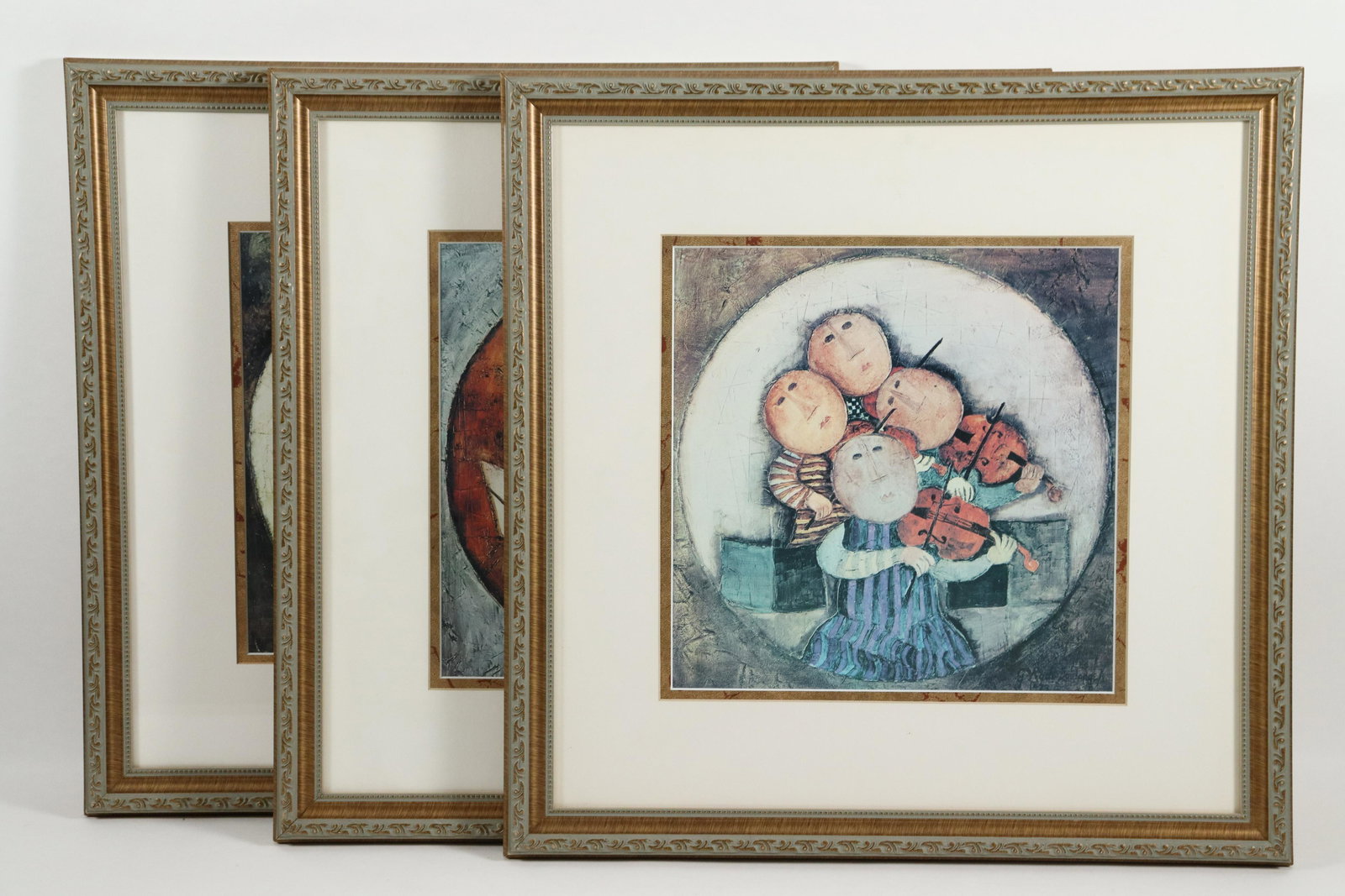 3 pcs G Boulanger framed art (1 of 10)