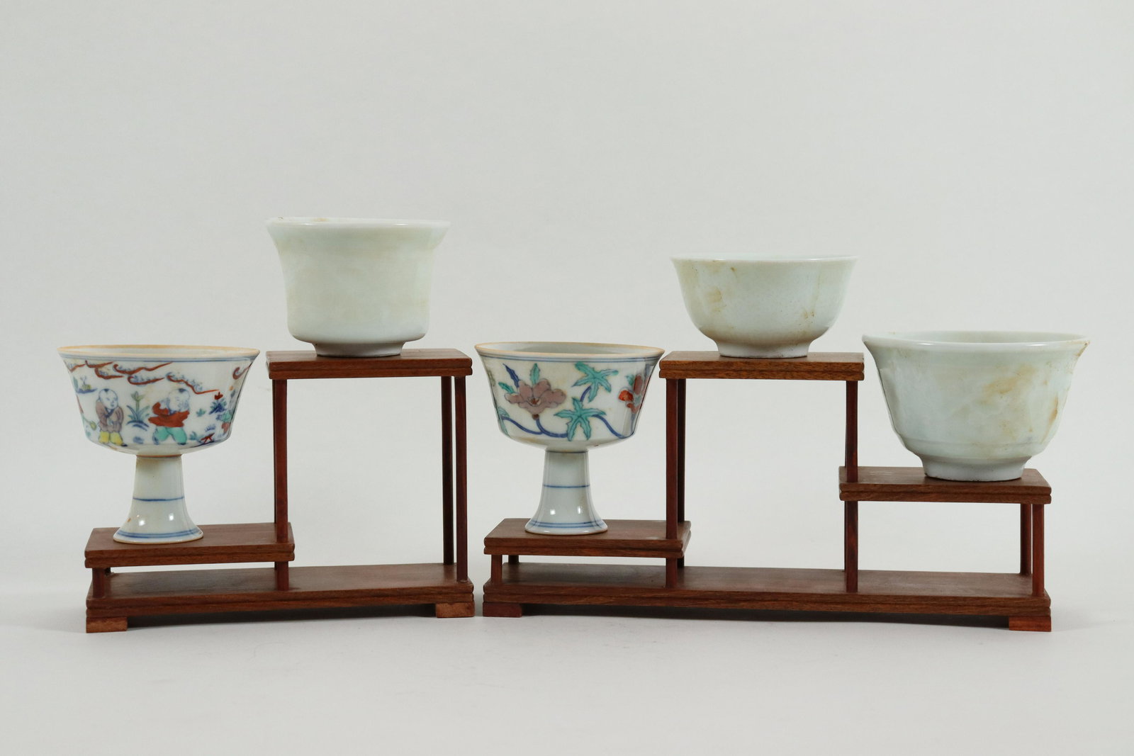 5 pcs Chinese cups (1 of 8)