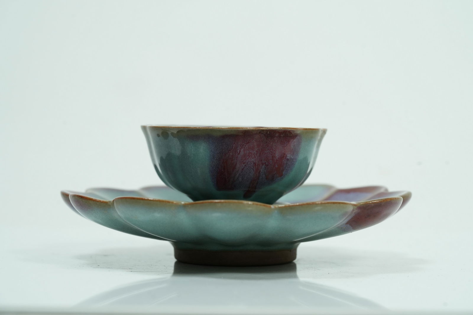 Chinese purple saucer dish (1 of 7)