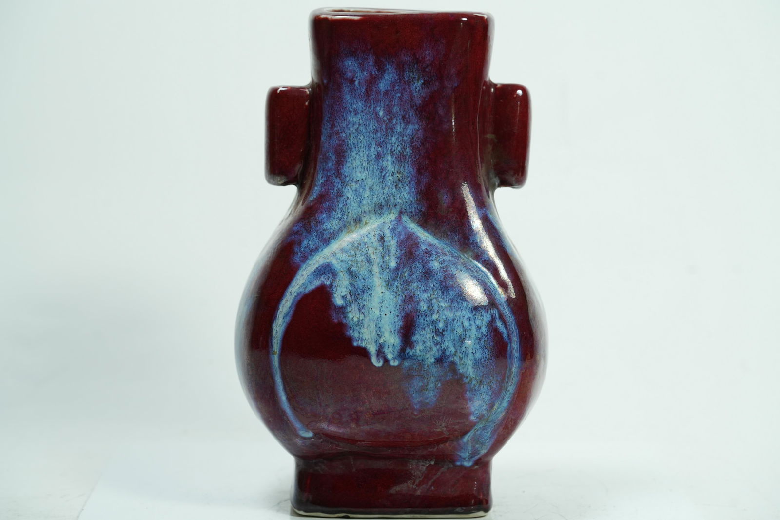 Chinese heavy red vase (1 of 7)