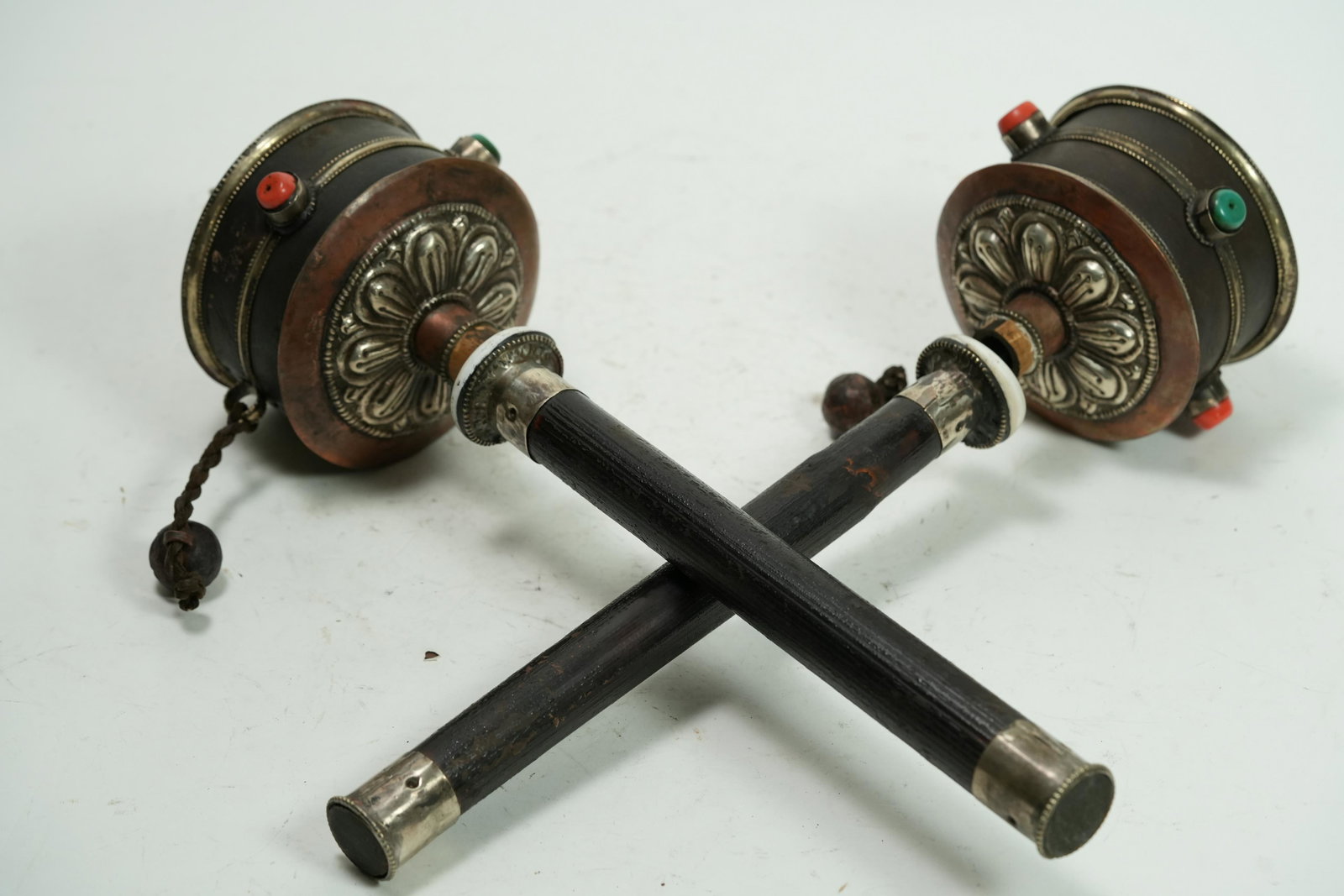 2 pcs Tibetan praying wheels (1 of 6)