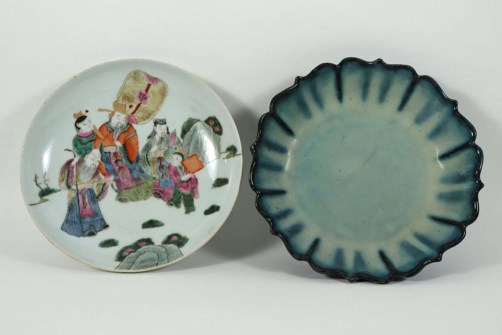 2 pcs Chinese fine plates (1 of 9)