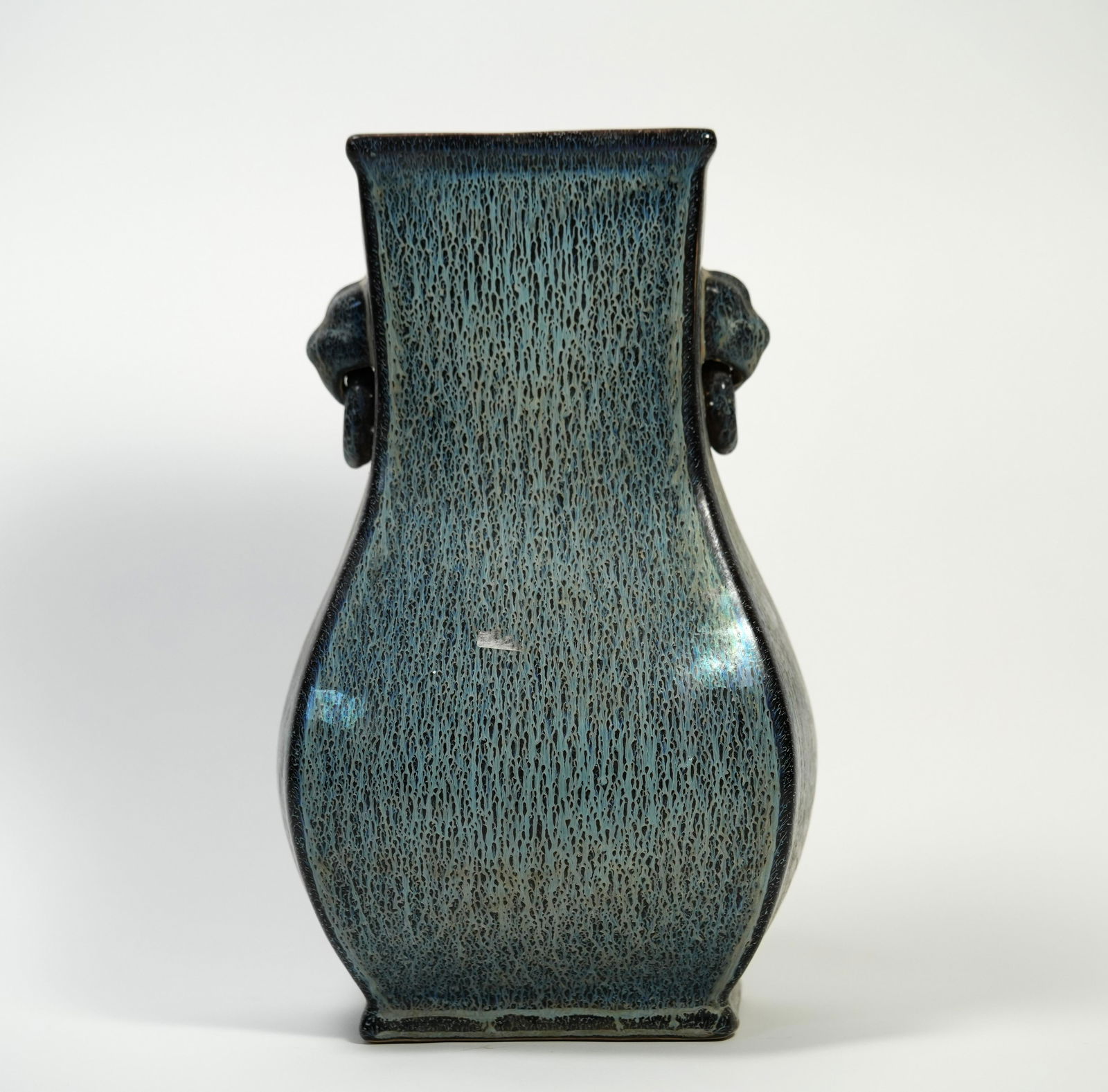 Chinese tall square vase (1 of 6)