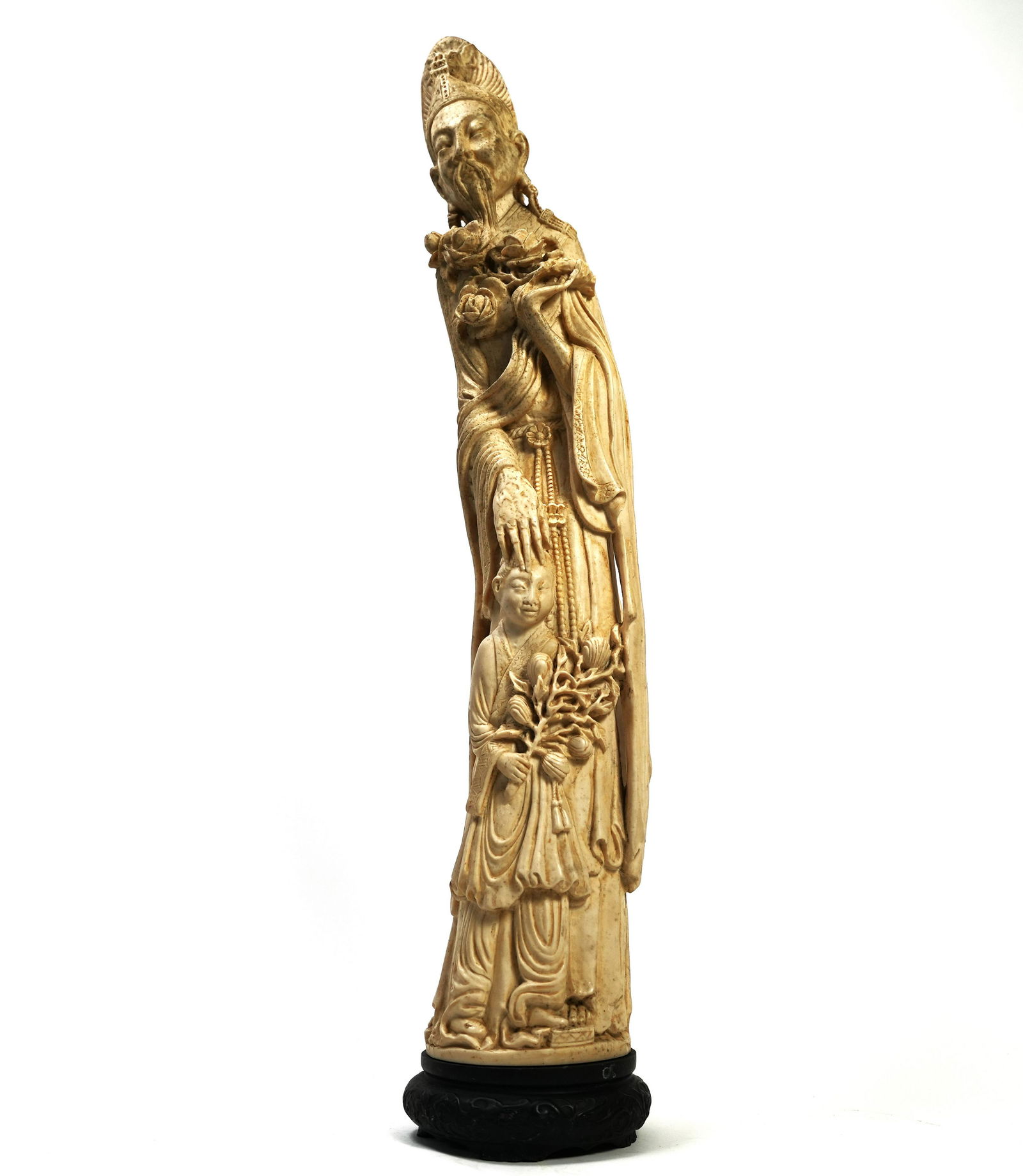 Chinese tall resin deity (1 of 9)