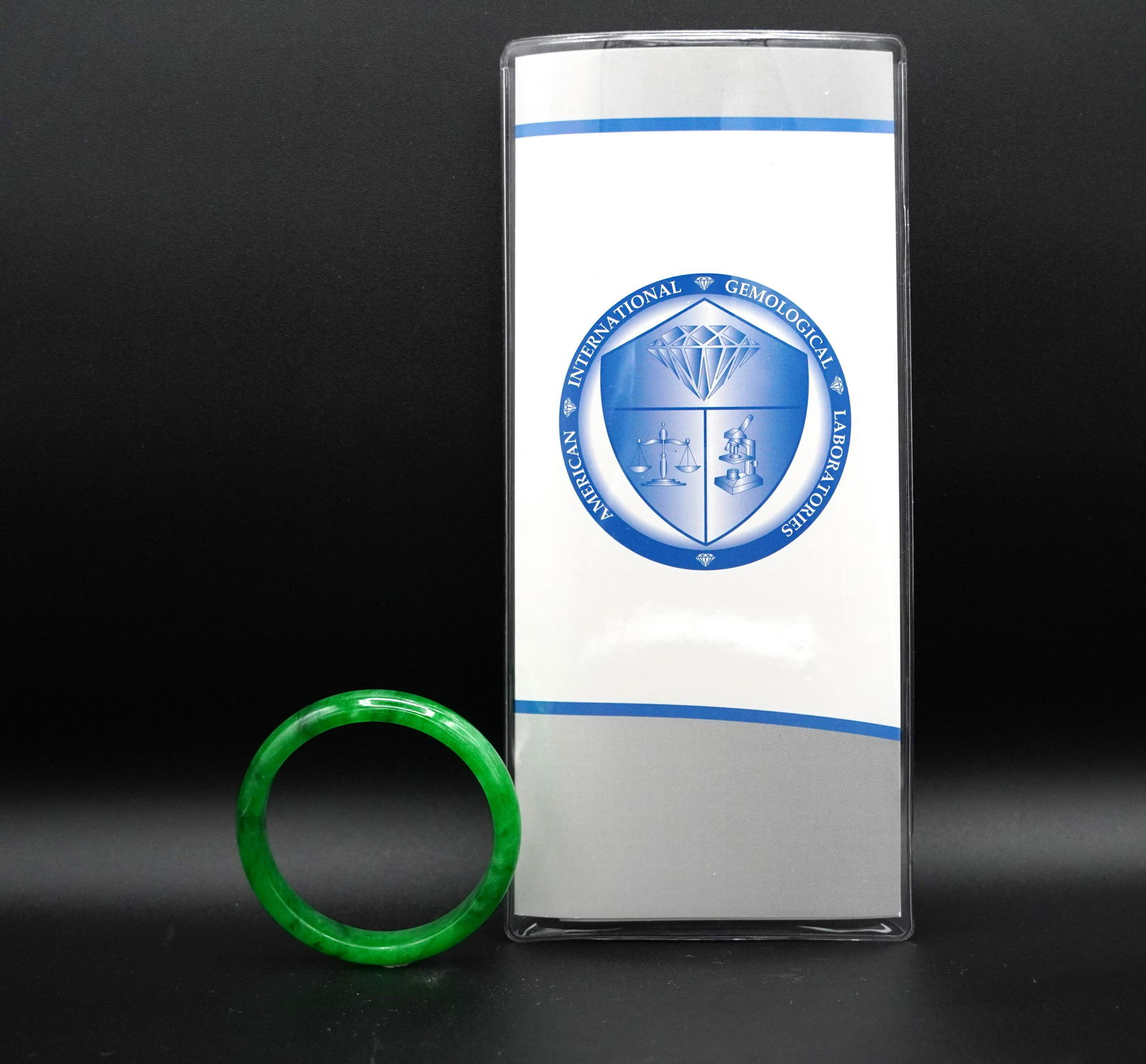 Chinese apple green bangle (1 of 7)