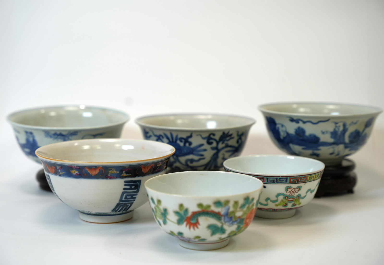 6 pcs Chinese porcelain items (1 of 5)