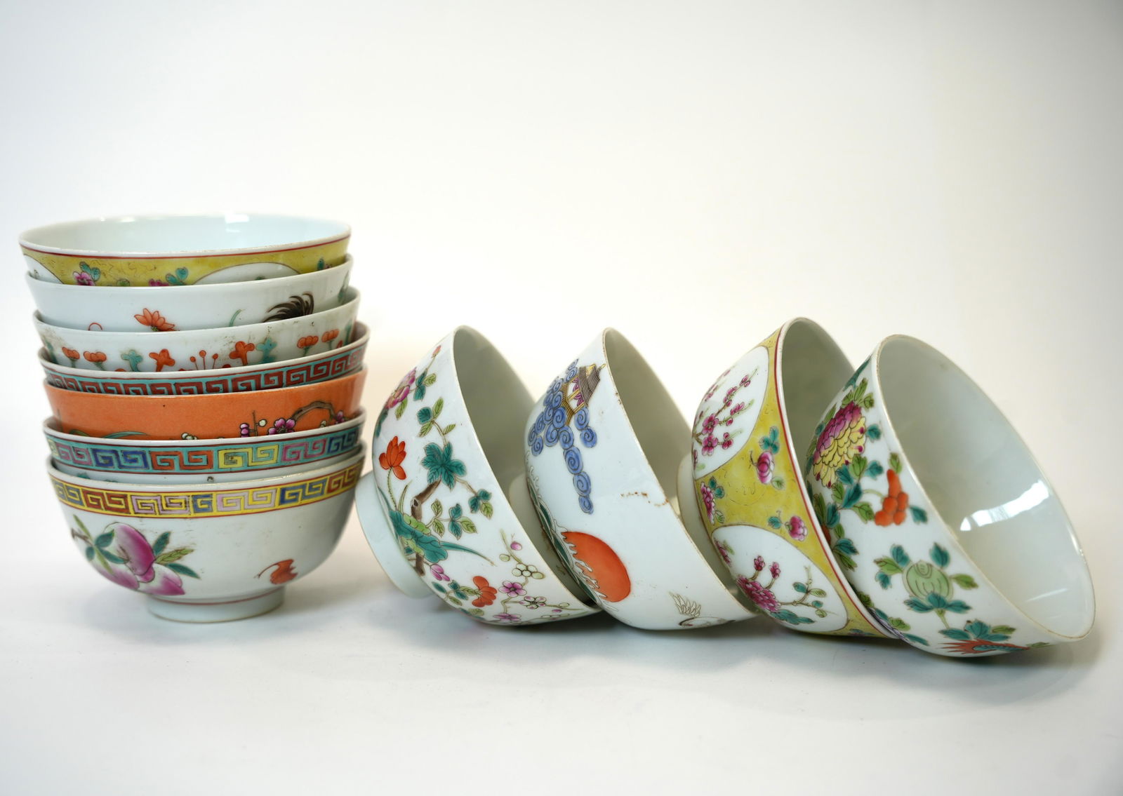 11 pcs Chinese porcelain bowls (1 of 5)