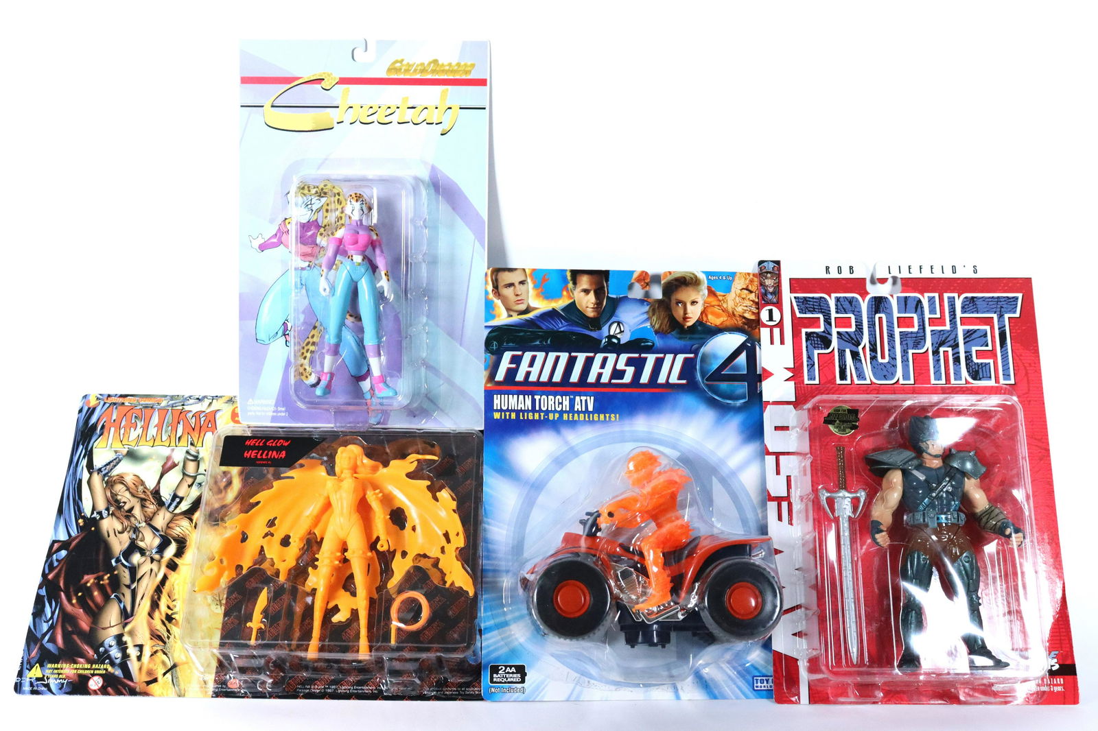 4 pcs vintage action figures (1 of 6)