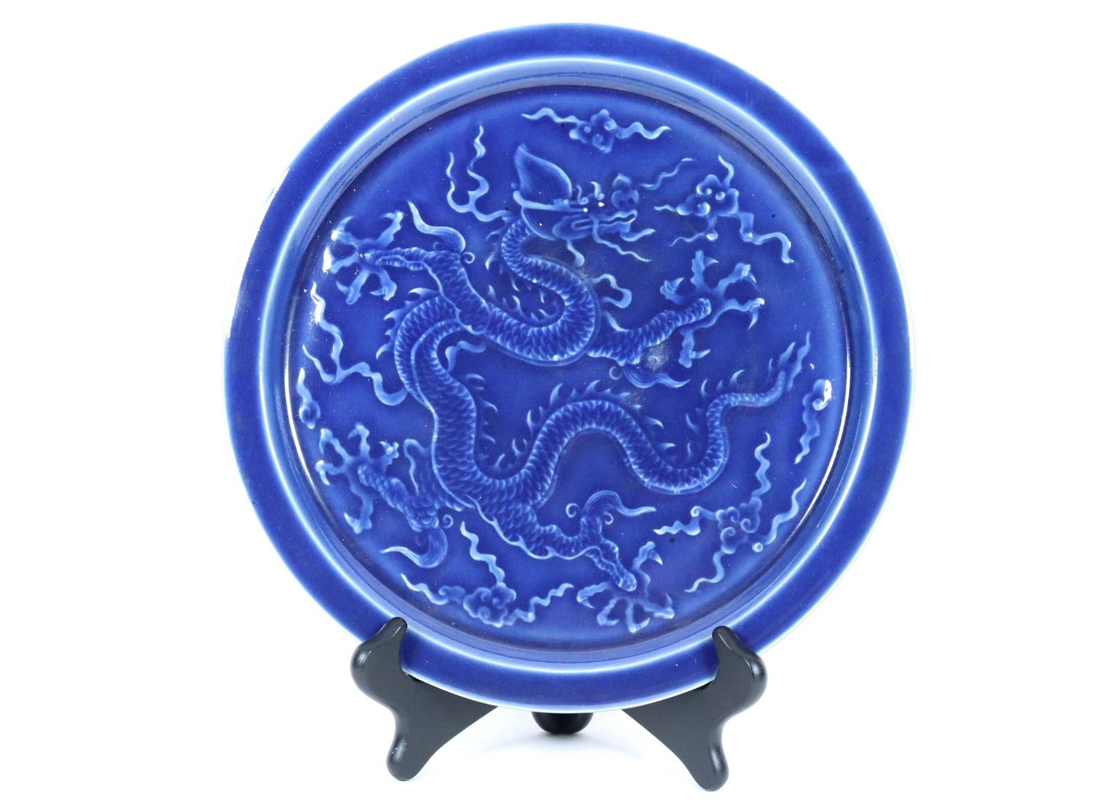 Chinese dragon round plate (1 of 6)
