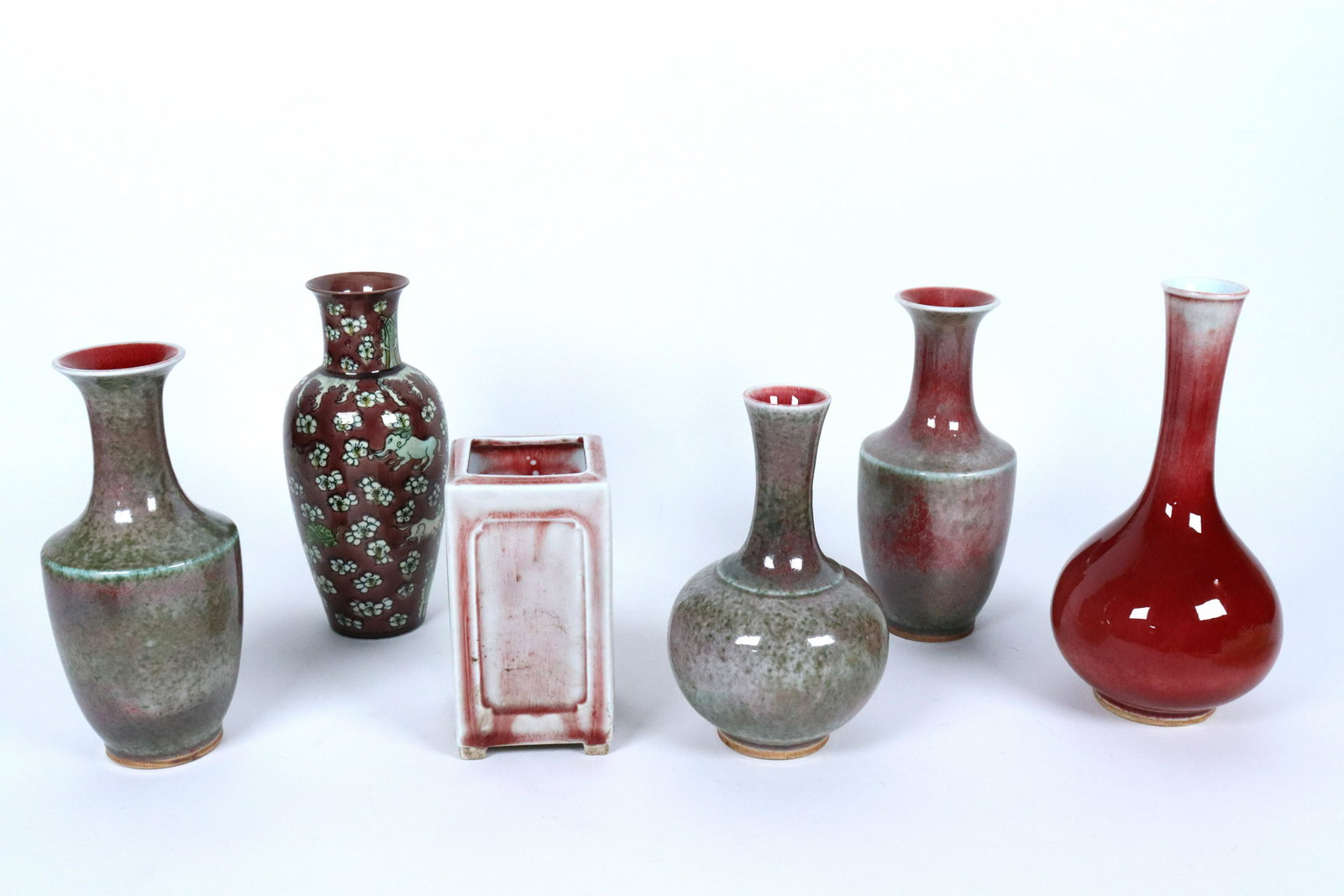 6 pcs Chinese porcelain vase (1 of 7)