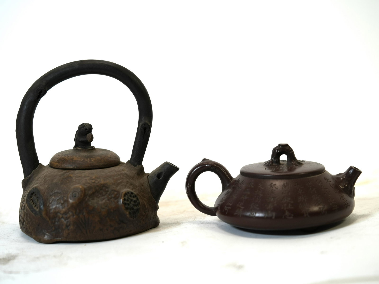 2 pcs Chinese clay teapot (1 of 6)