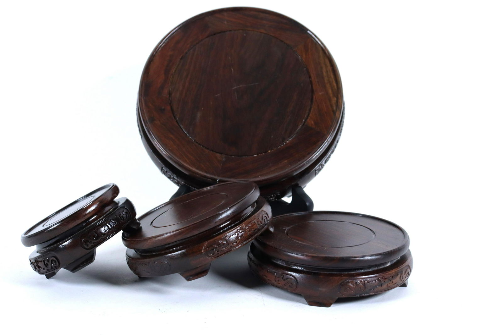 4 pcs Chinese wooden stand (1 of 6)