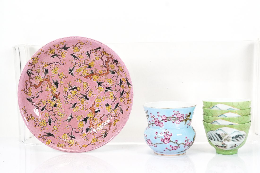 6 pcs Chinese fine porcelains (1 of 7)