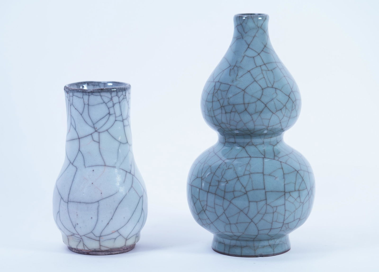 2 pcs Chinese crackled vase (1 of 7)