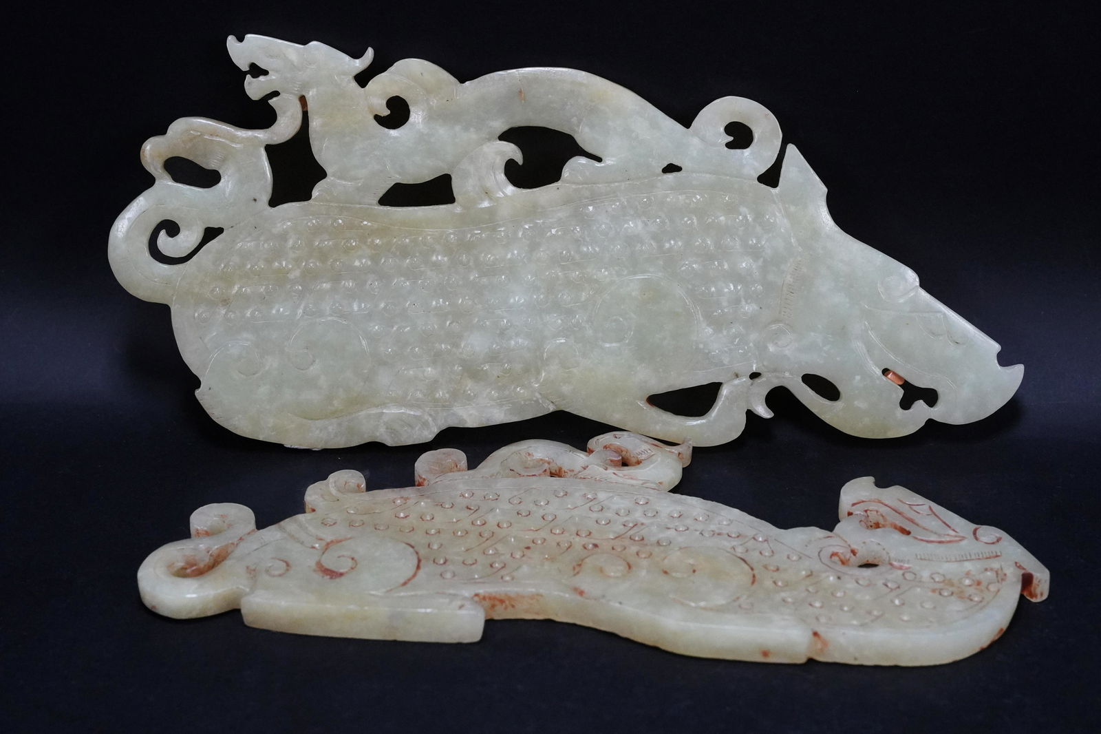 2 pcs Chinese jade ornaments (1 of 7)