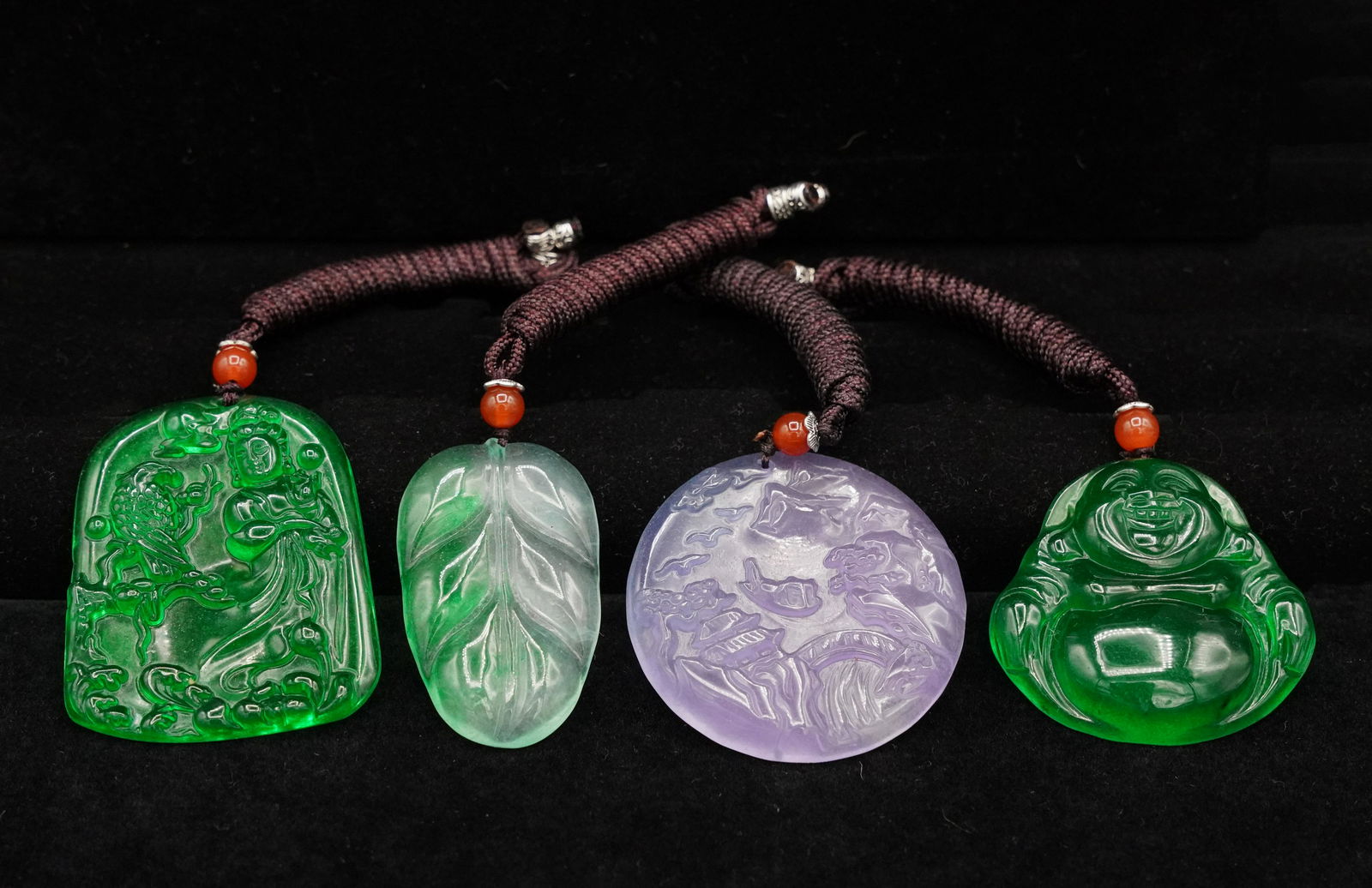 4 pcs Chinese stone items (1 of 6)