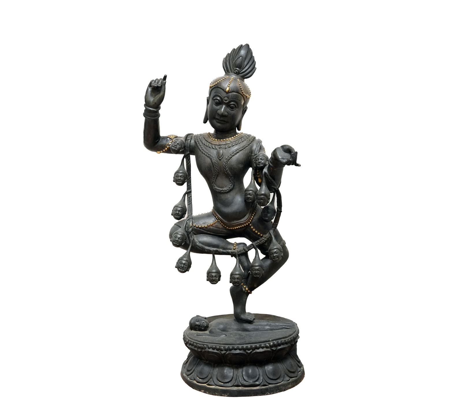 Chinese massive bronze statue (1 of 7)