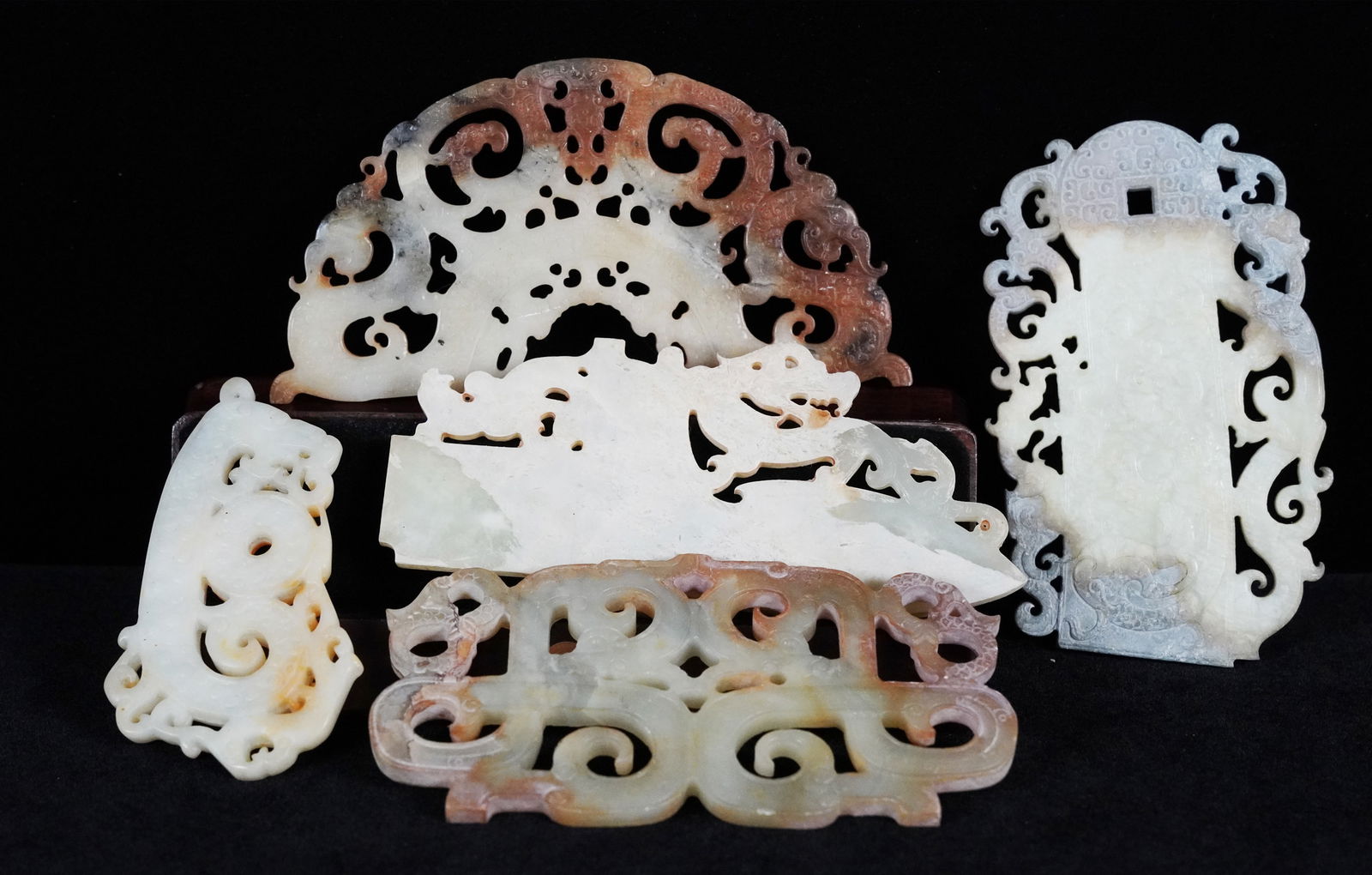 5 pcs Chinese large jade (1 of 7)