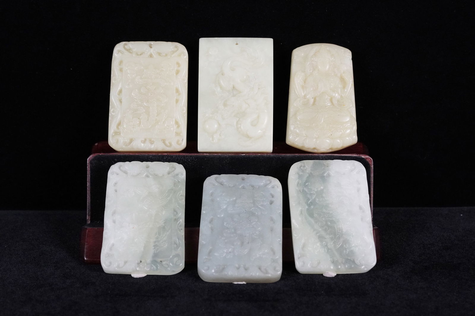 6 pcs Chinese plaques (1 of 6)