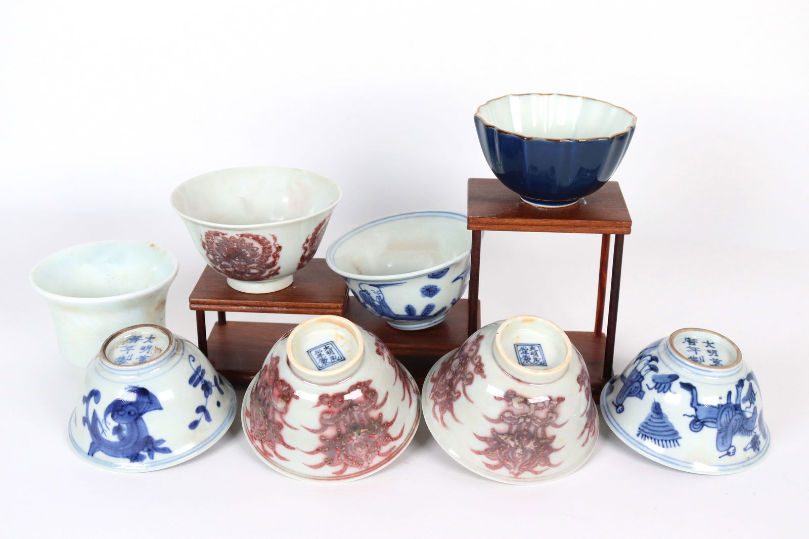 8 pcs Chinese fine cups (1 of 7)