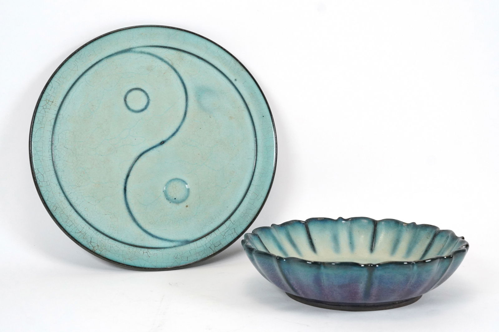 2 pcs Chinese purple items (1 of 6)