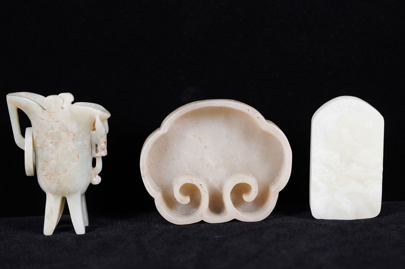 3 pcs Chinese fine jade (1 of 7)