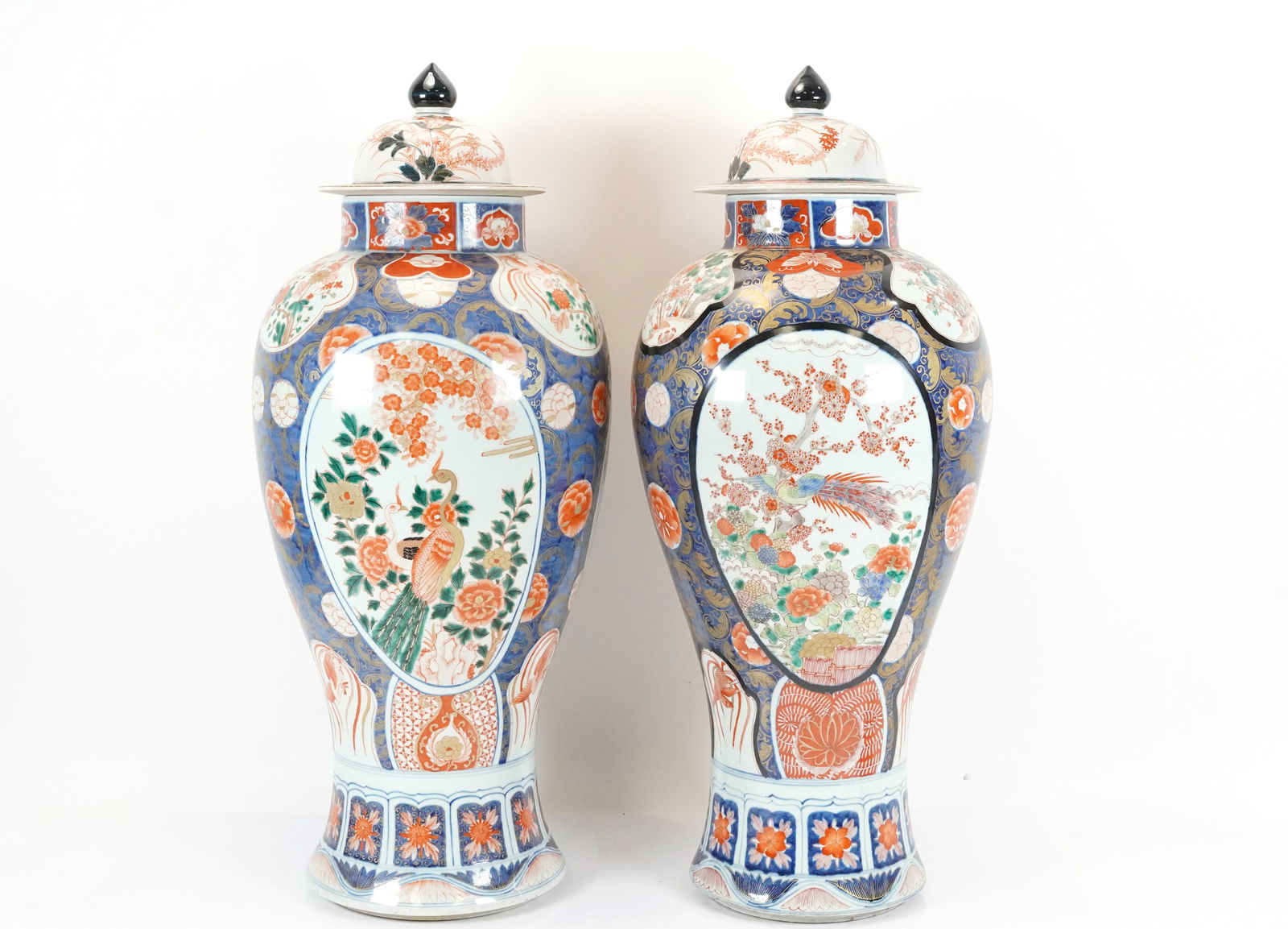 2 pcs Asian massive vase (1 of 7)
