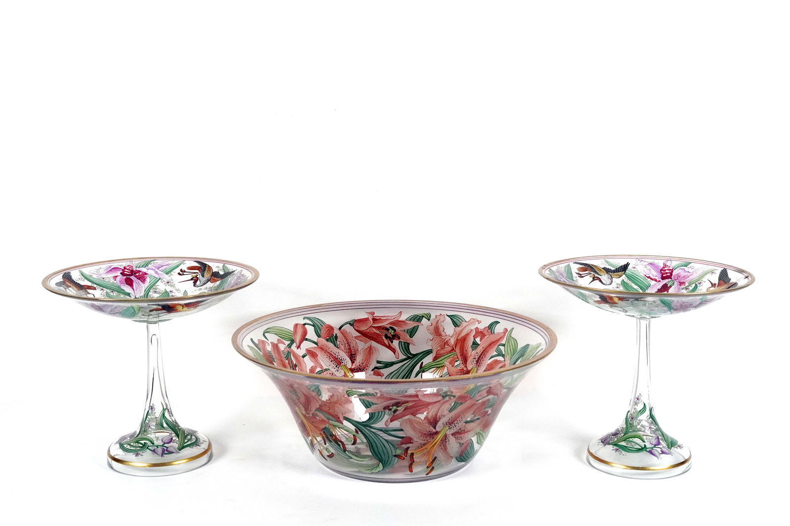 3 pcs European glass items (1 of 7)