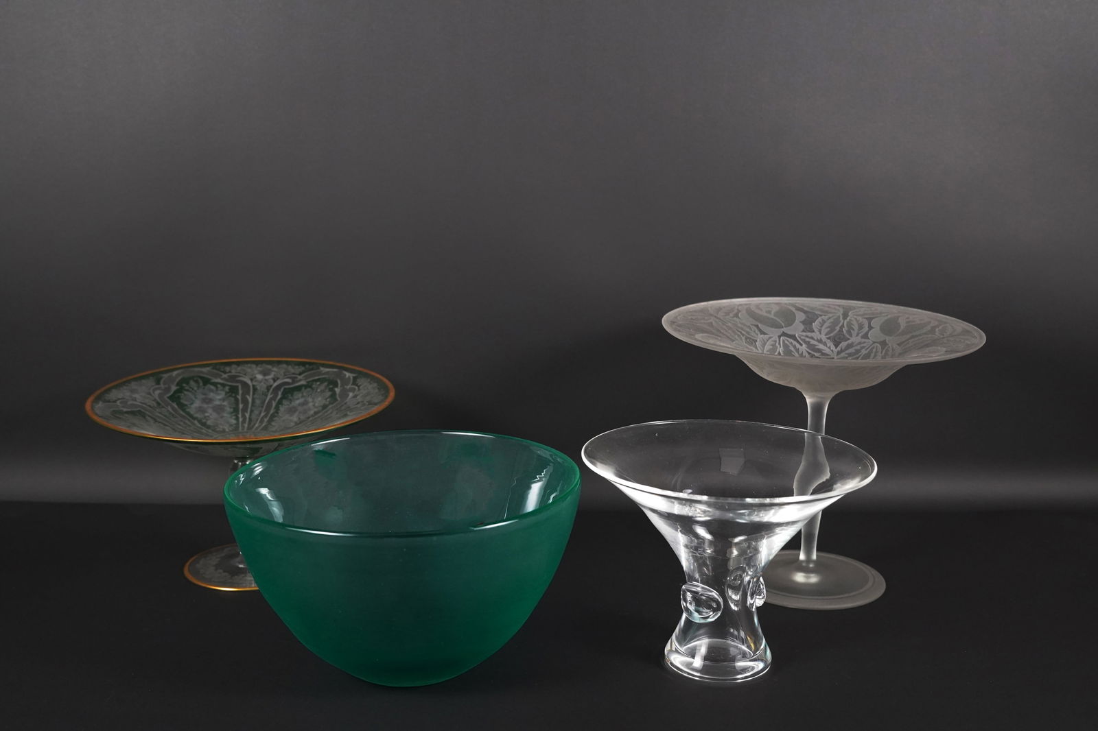 4 pcs European glass items (1 of 6)