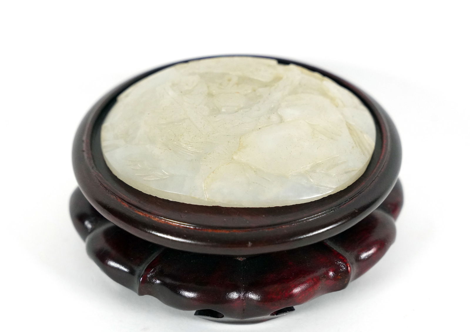 Chinese celadon jade plaque (1 of 6)