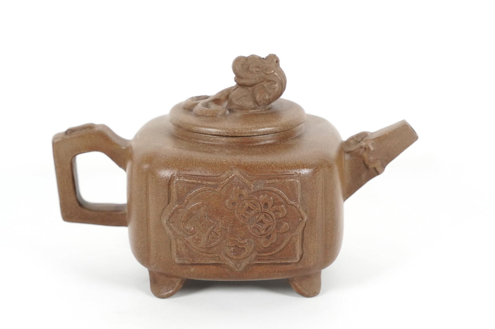 Chinese fine square teapot (1 of 5)