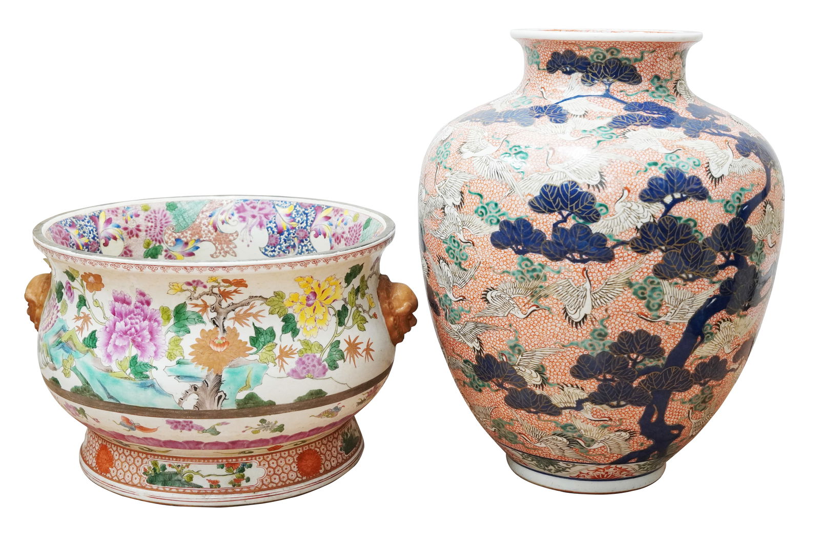 2 pcs Chinese fancy vase (1 of 8)