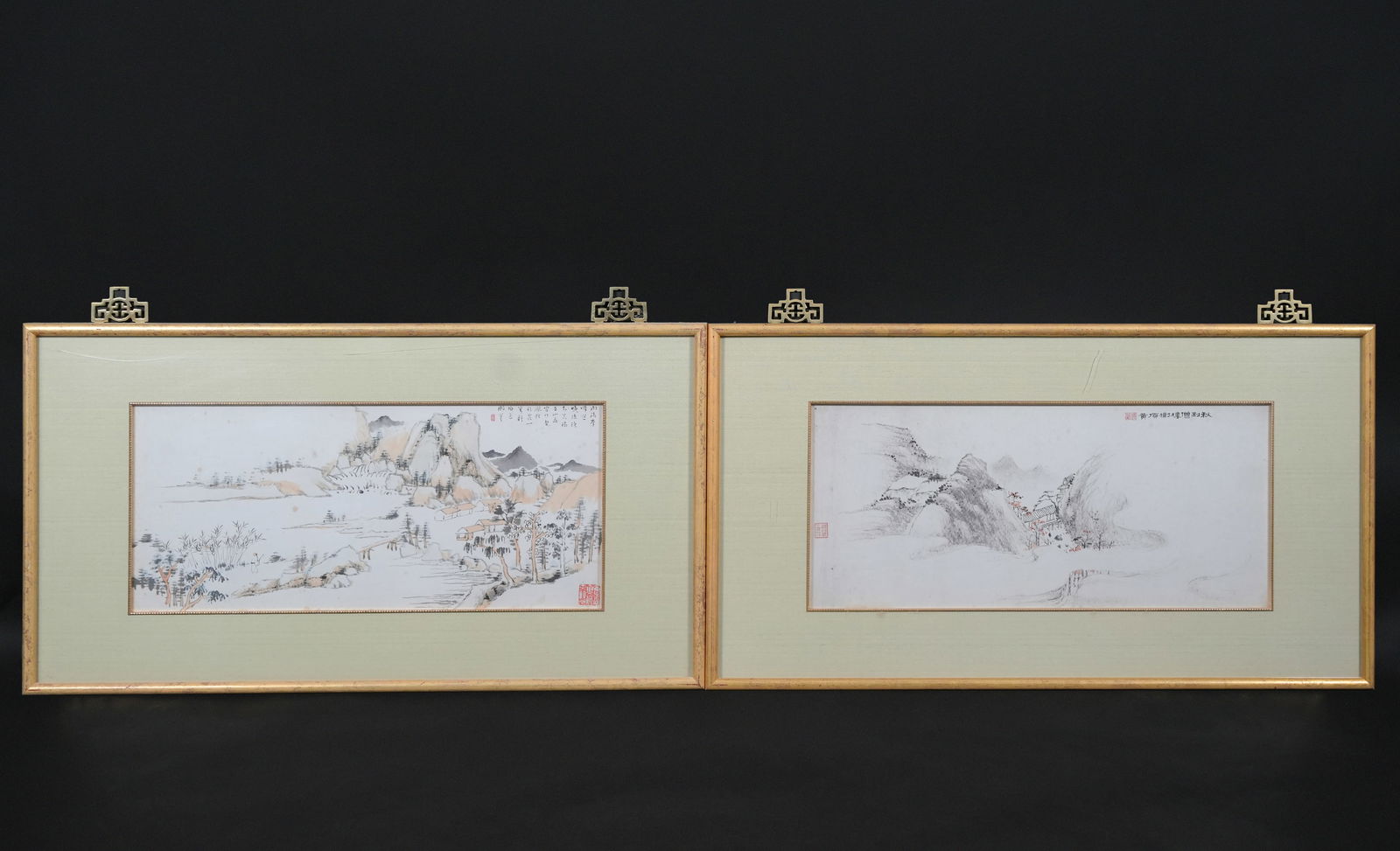 2 pcs Chinese fine paintings (1 of 7)