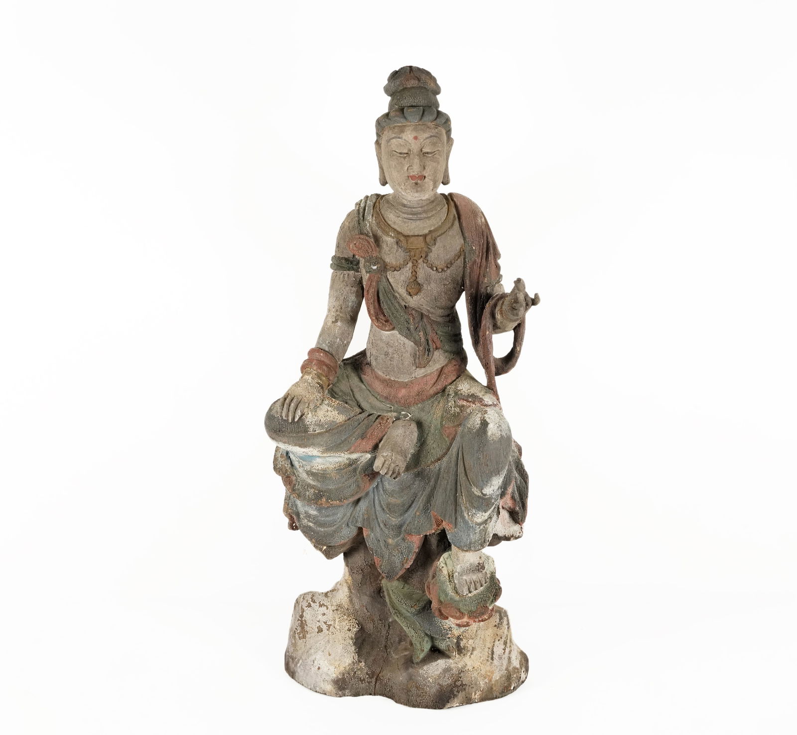 Chinese fine wooden statue (1 of 8)