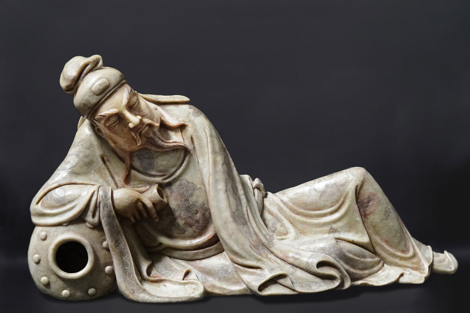 Chinese soapstone deity (1 of 7)