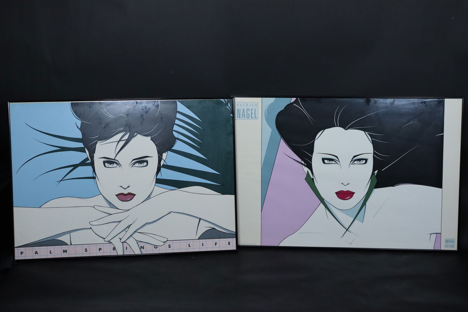 2 pcs Patrick Nagel print (1 of 6)
